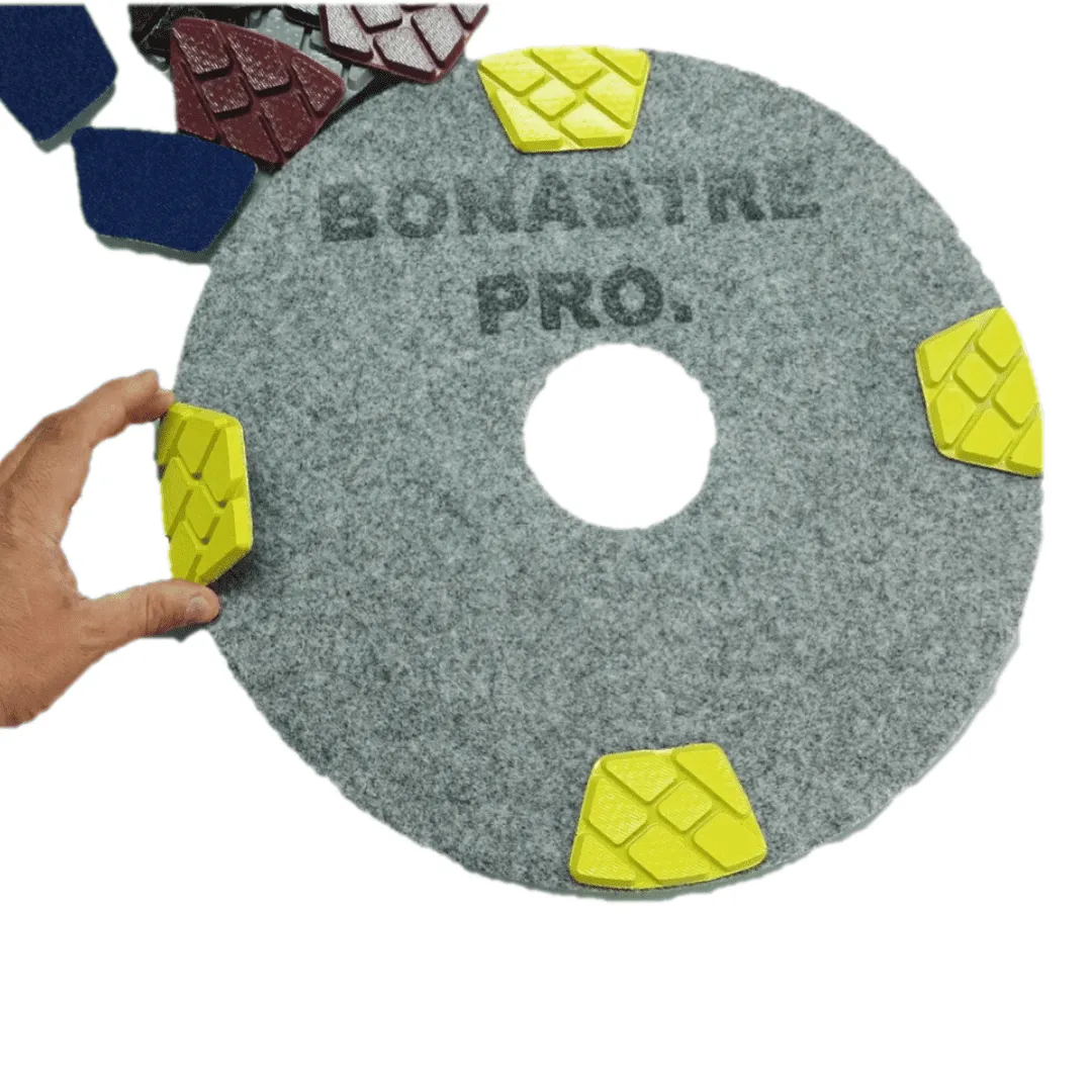 Bonastre Munich Pro diamantpad komplett sett 18 stk speilblank