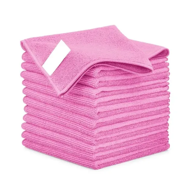 Rishaug Pro Value mikrofiberklut rosa 40x40 splitt
