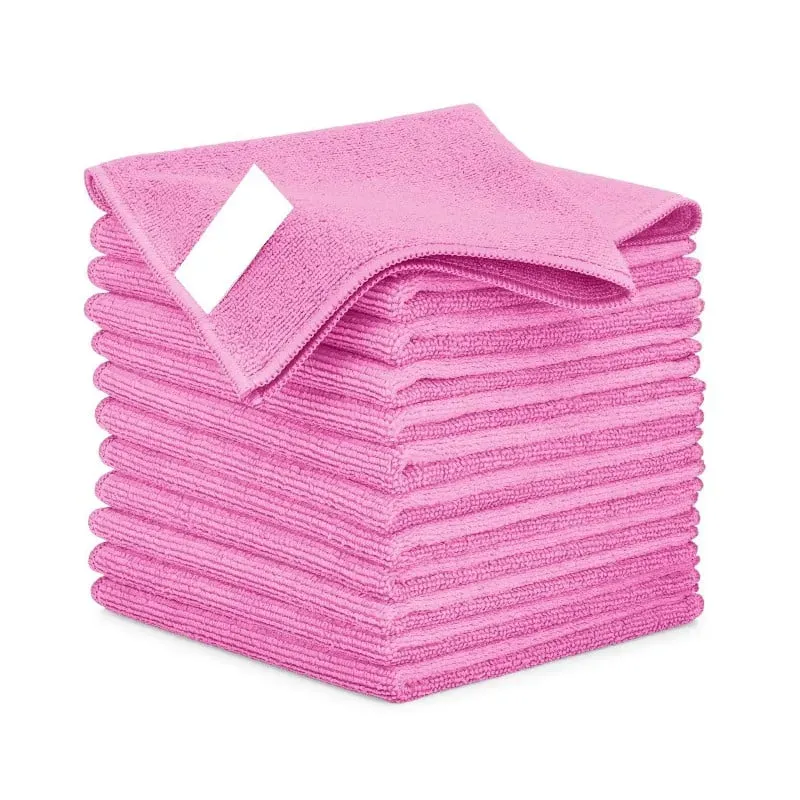 Rishaug Pro Value mikrofiberklut rosa 40x40 splitt