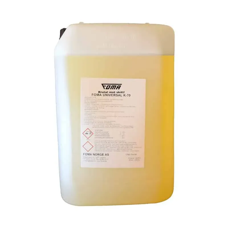 Universal K-70 alkalisk rengjøringsmiddel 25L olje