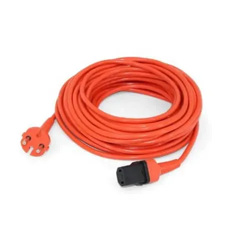 Rishaug avtagbar kabel oransje 15 m