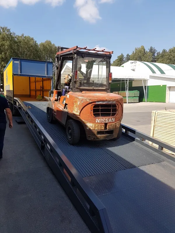 Bimo lasterampe flyttbar 10 tonn hydraulisk strekkmetall