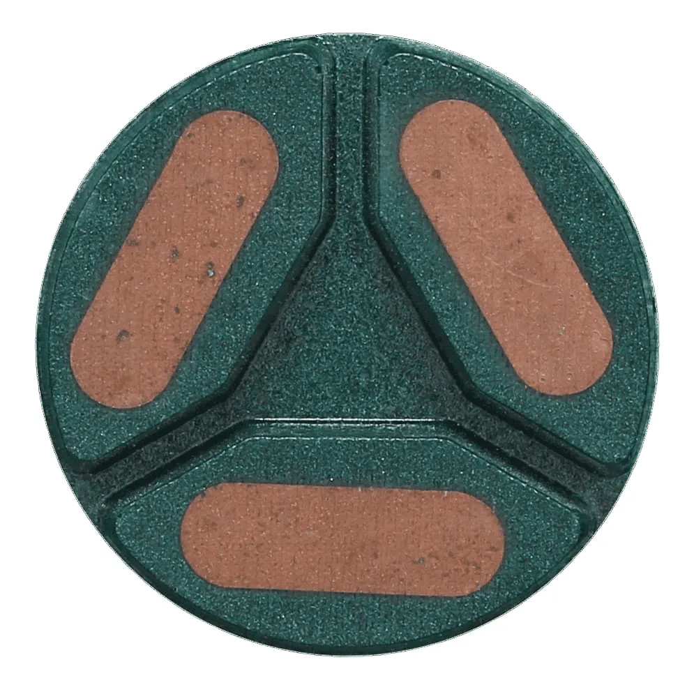 Bonastre Satellite 3" kobberpad grønn 50 grit