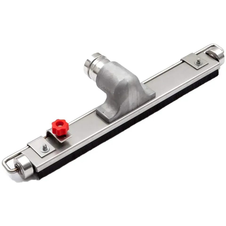 Rishaug gulvmunnstykke 430 mm Ø50 rustfritt tørt støv