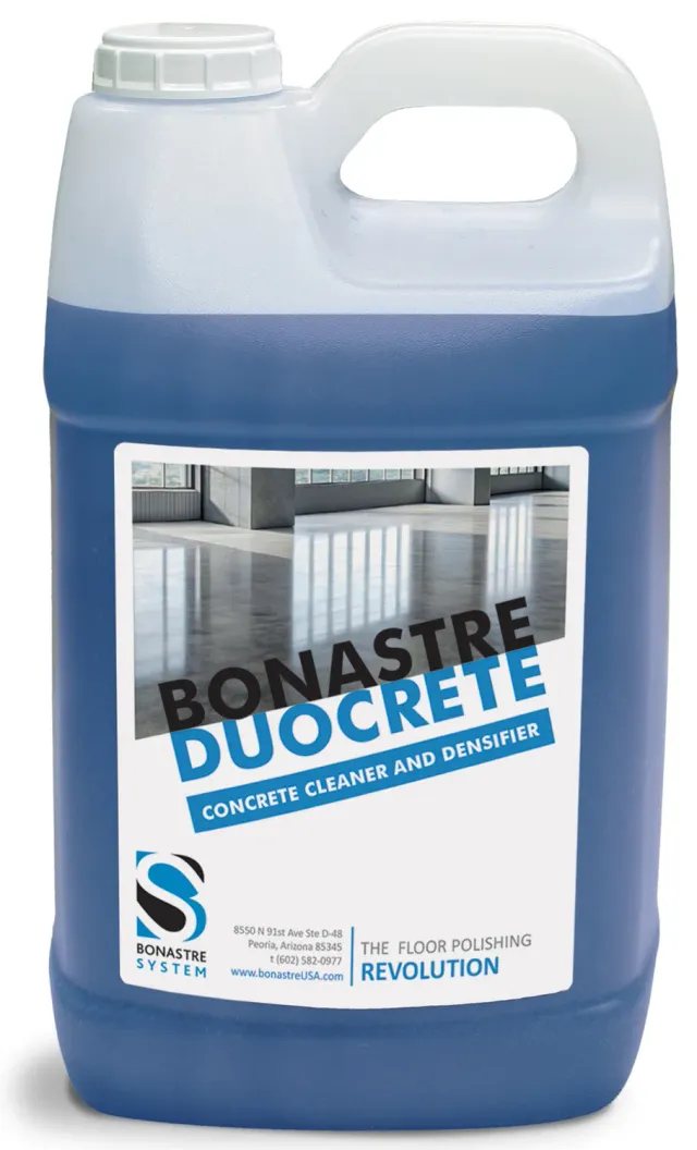 Bonastre Duocrete gulvrens og densifier betong