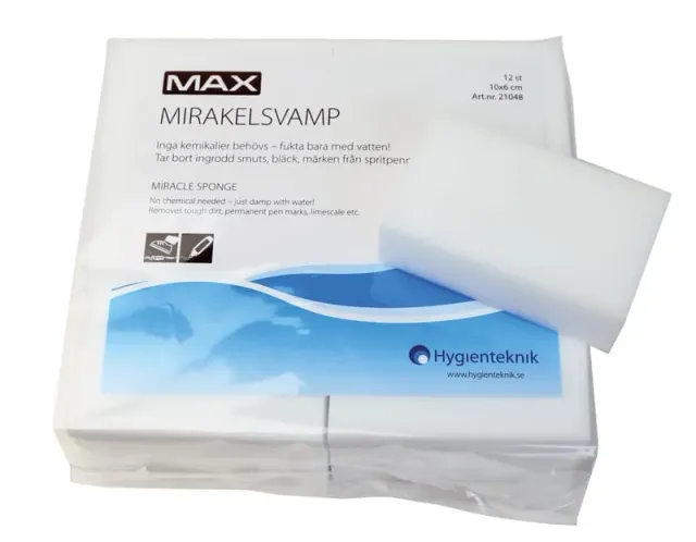 Rishaug MAX Miracle svamp 10x6 cm flekkfjerner