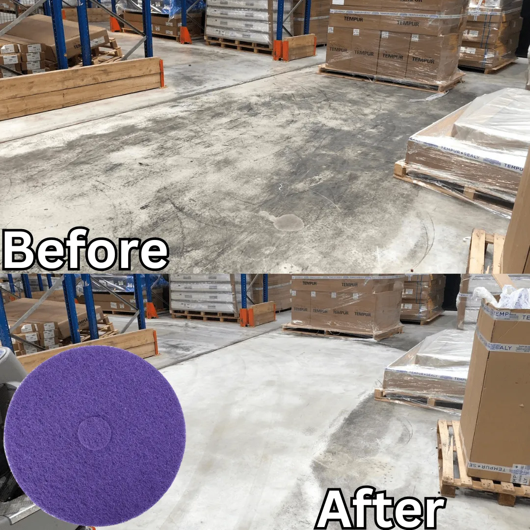Bonastre Violet Xtreme gulvpad 200 grit ekstra grov
