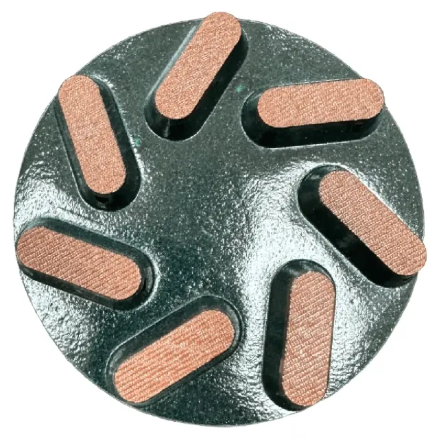Bonastre Satellite 5" kobberpad blå 100 grit