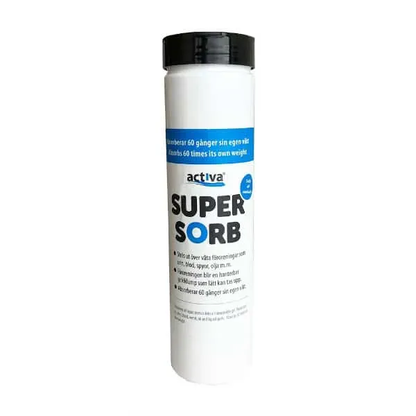 Activa SuperSorb absorbent 350g sølpulver