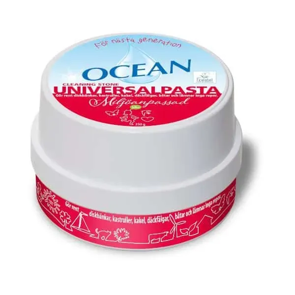 Ocean Universalpasta rengjøringspasta med svamp miljøvennlig