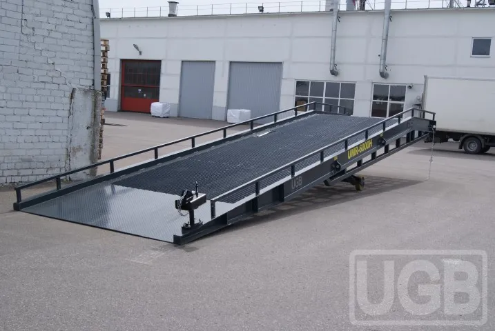 Bimo lasterampe flyttbar 10 tonn hydraulisk strekkmetall