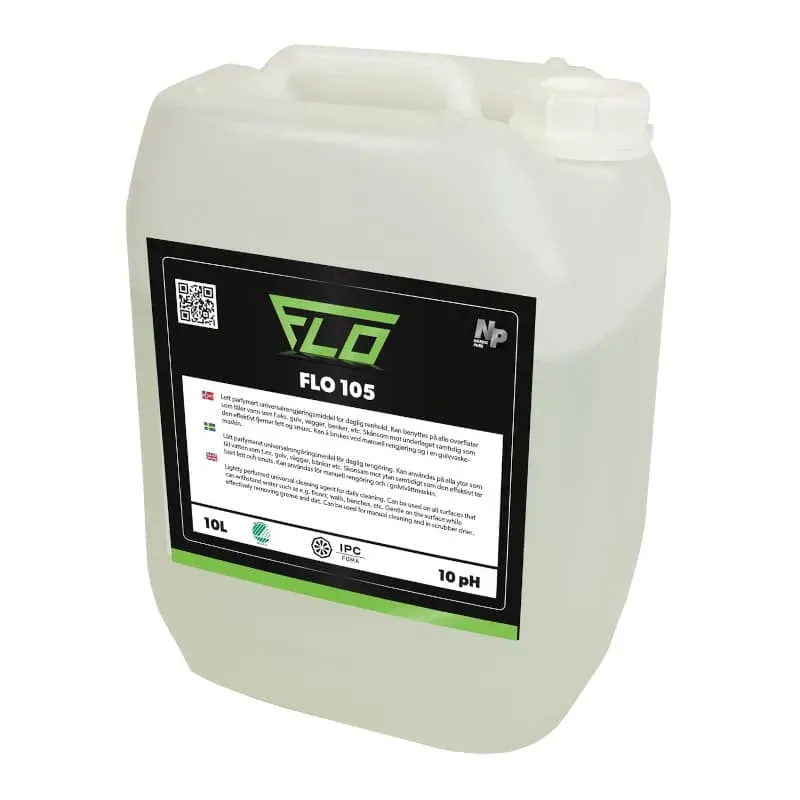 FLO 105 Universalrengjøring 10L nøytral mild