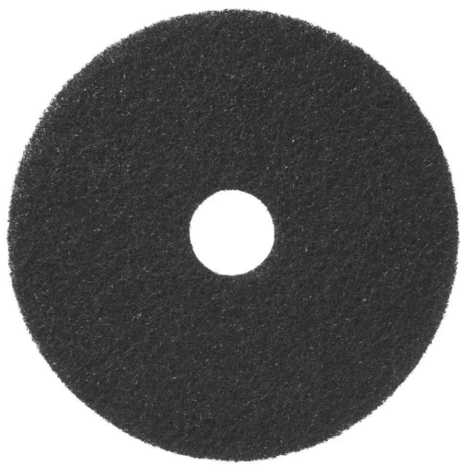 Rishaug svart gulvpad 457 mm 18" grov