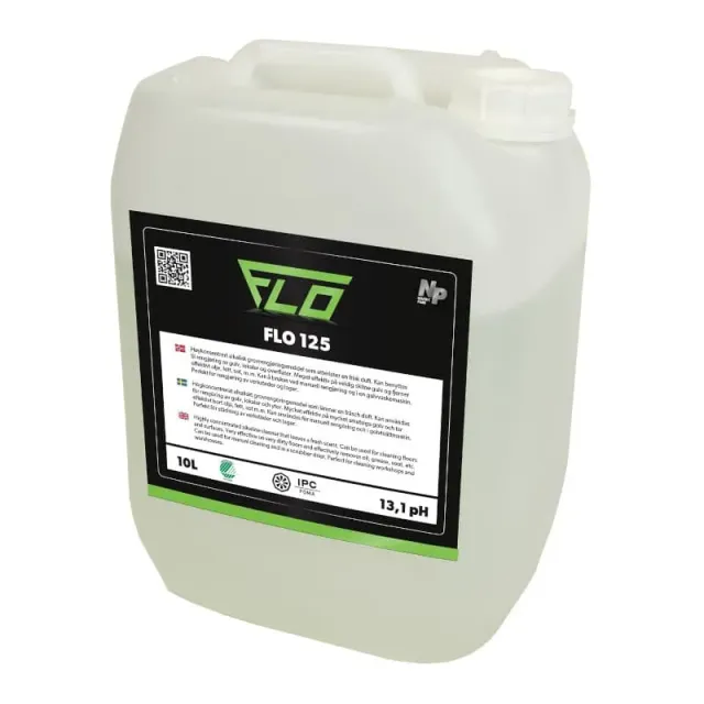 FLO 125 grovrengjøring 10 liter alkalisk