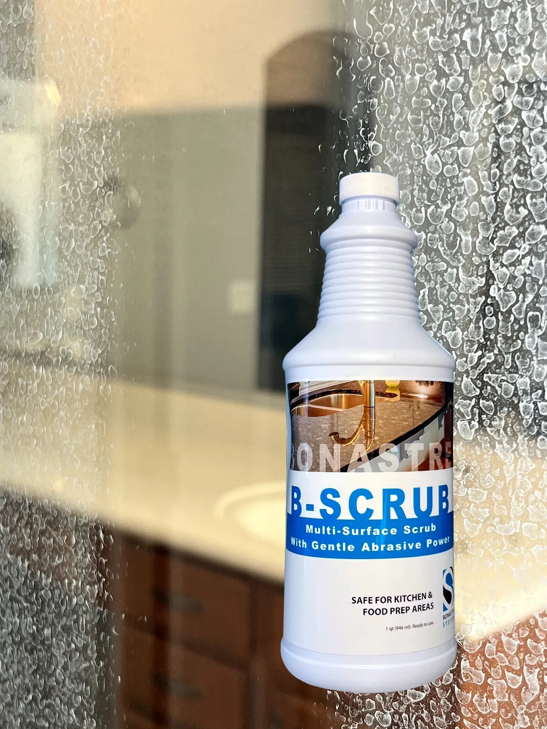 Bonastre B-Scrub skurekrem kalk- og såperester
