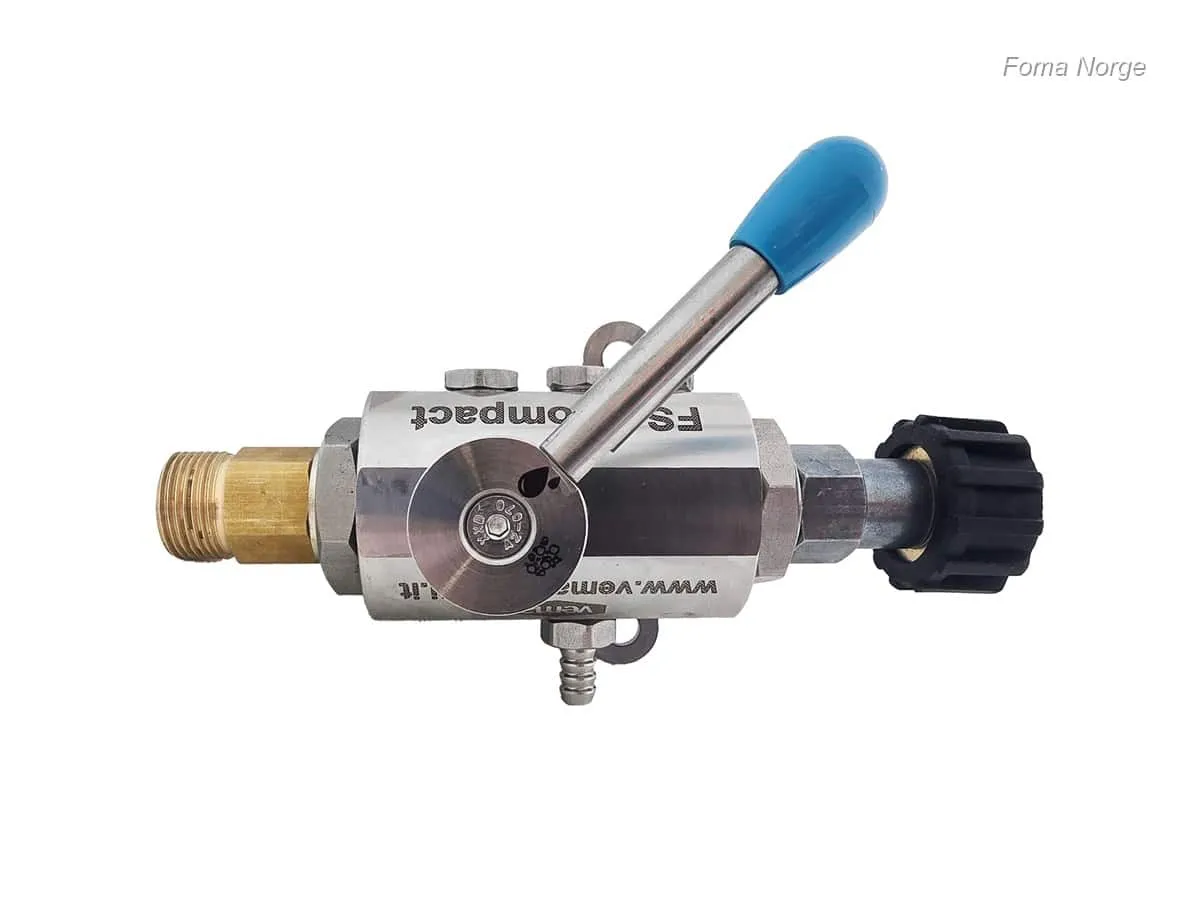 Rishaug Skumsystem Compact skumsystem M22 rustfritt