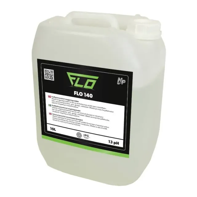 Rishaug FLO 140 gulvrengjøringsmiddel 10 L sterkt alkalisk