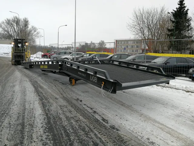 Bimo flyttbar lasterampe 10 tonn til truck