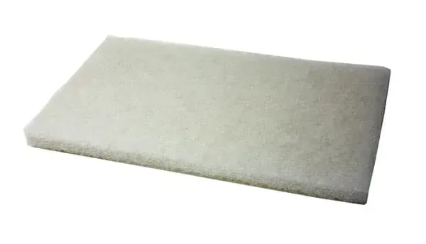 Rishaug EDGE Mini/Midi skurepad 41x25cm hvit lett polering